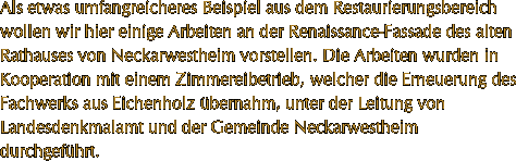 Als etwas umfangreicheres Beispiel aus